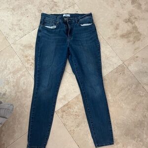 Dark blue skinny jeans